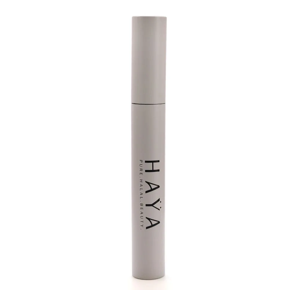 Side view of haya pure halal beauty long lasting, mascara, 7g