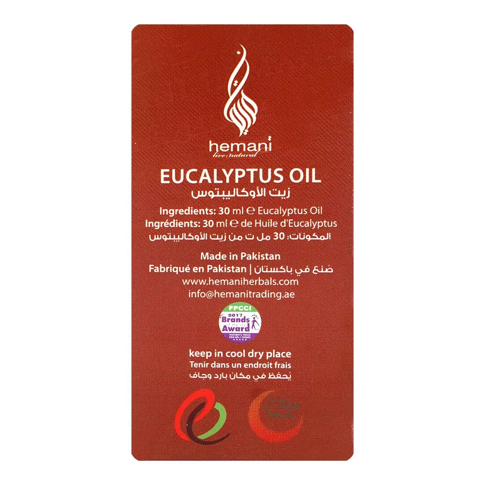Comfortable casual hemani eucalyptus oil, 30ml