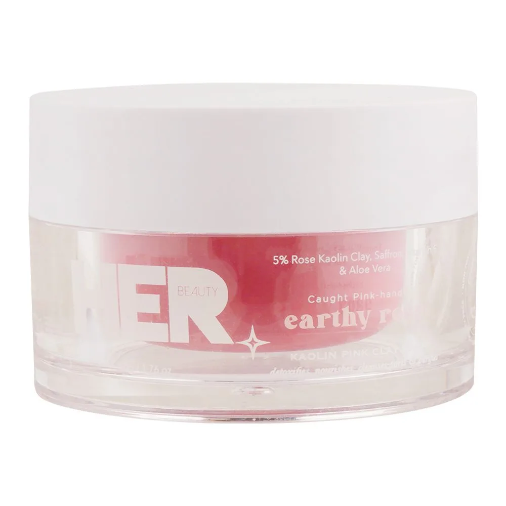 Her Beauty Earthy Rose Kaolin Pink Clay Mask, 50ml