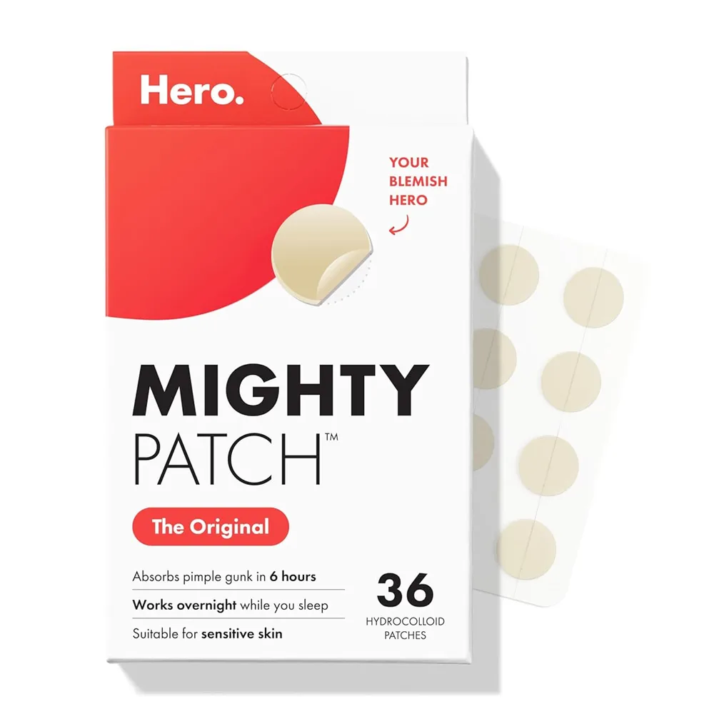 Hero Cosmetics Mighty Pimple Patch Original, For Sensitive Skin, 36-Pack