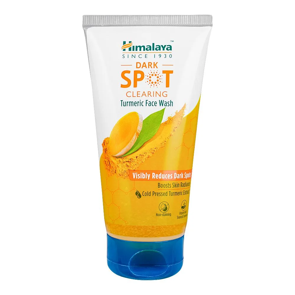 Himalaya Dark Spot Clearing Turmeric Face Wash, Paraben Free, 150ml