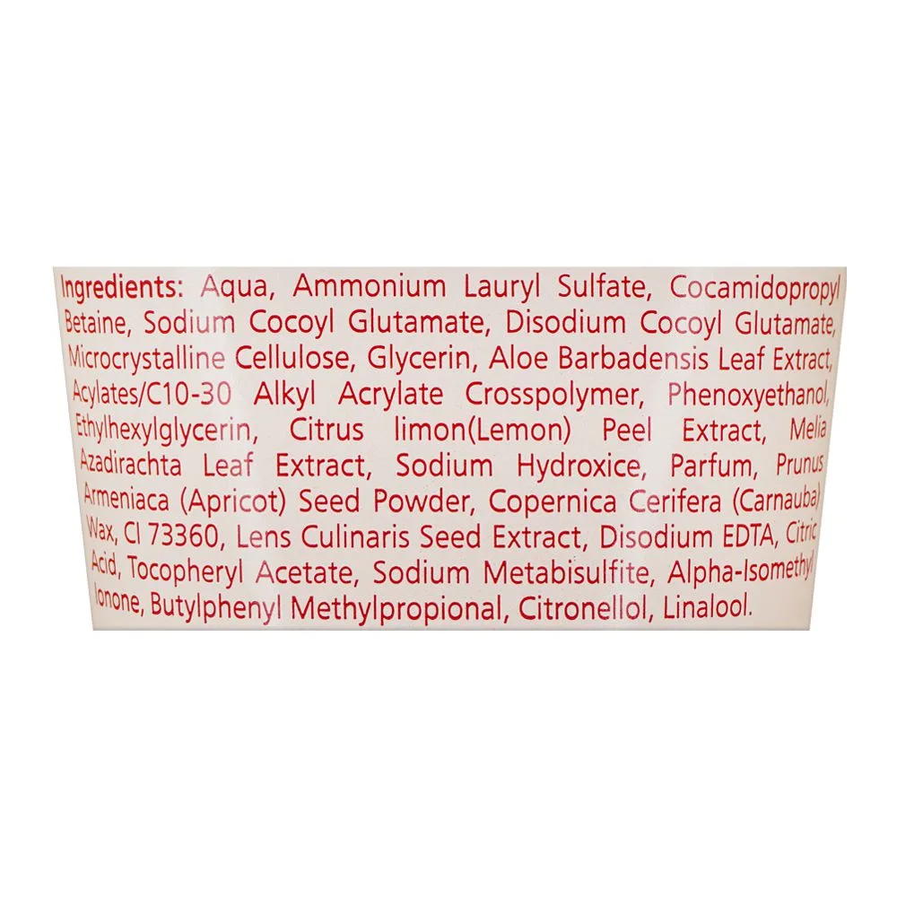 Comfortable casual himalaya gentle exfoliating apricot scrub, for all skin types, soap free, 150ml