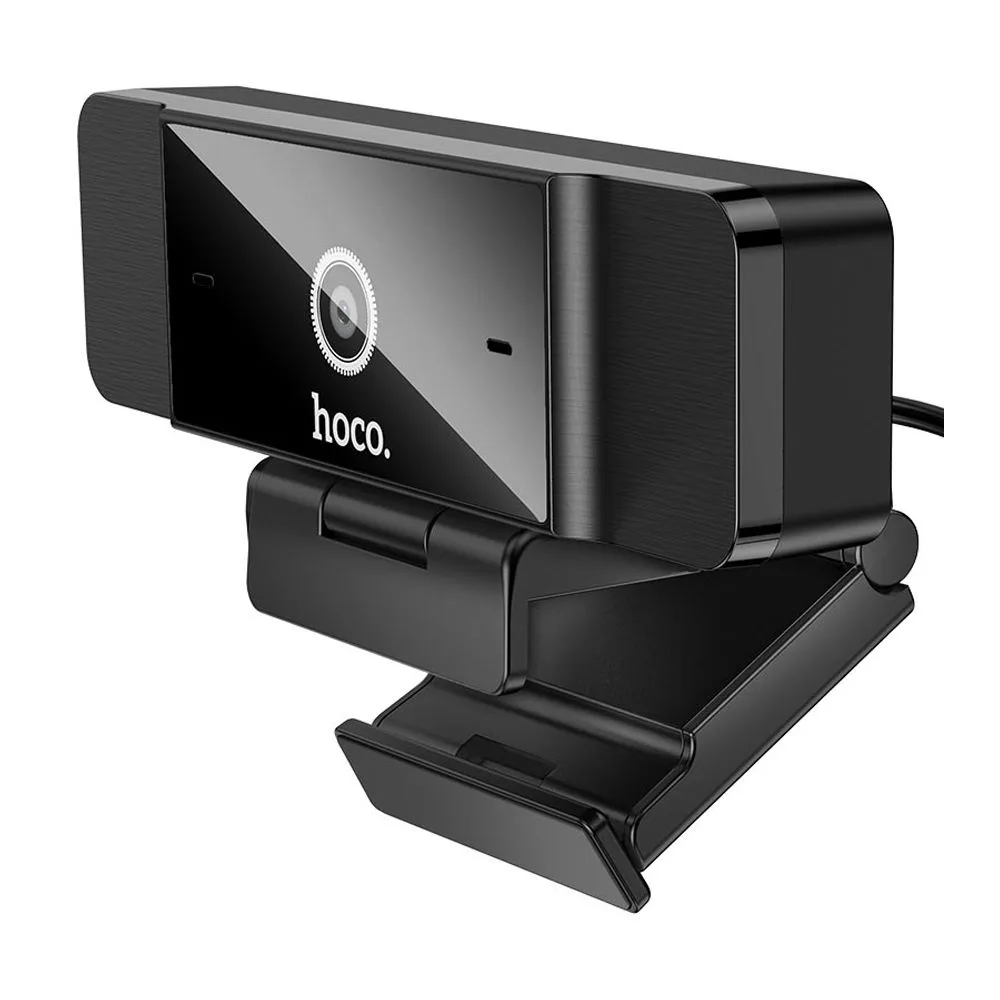HOCO Computer HD Web Camera, 2MP, 30fps, D100, Black