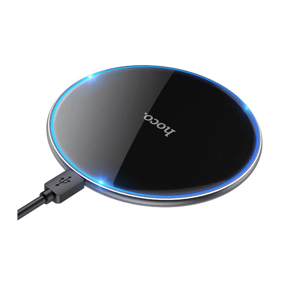 HOCO Pro Easy Wireless Fast Charger, 15W, CW6, Black