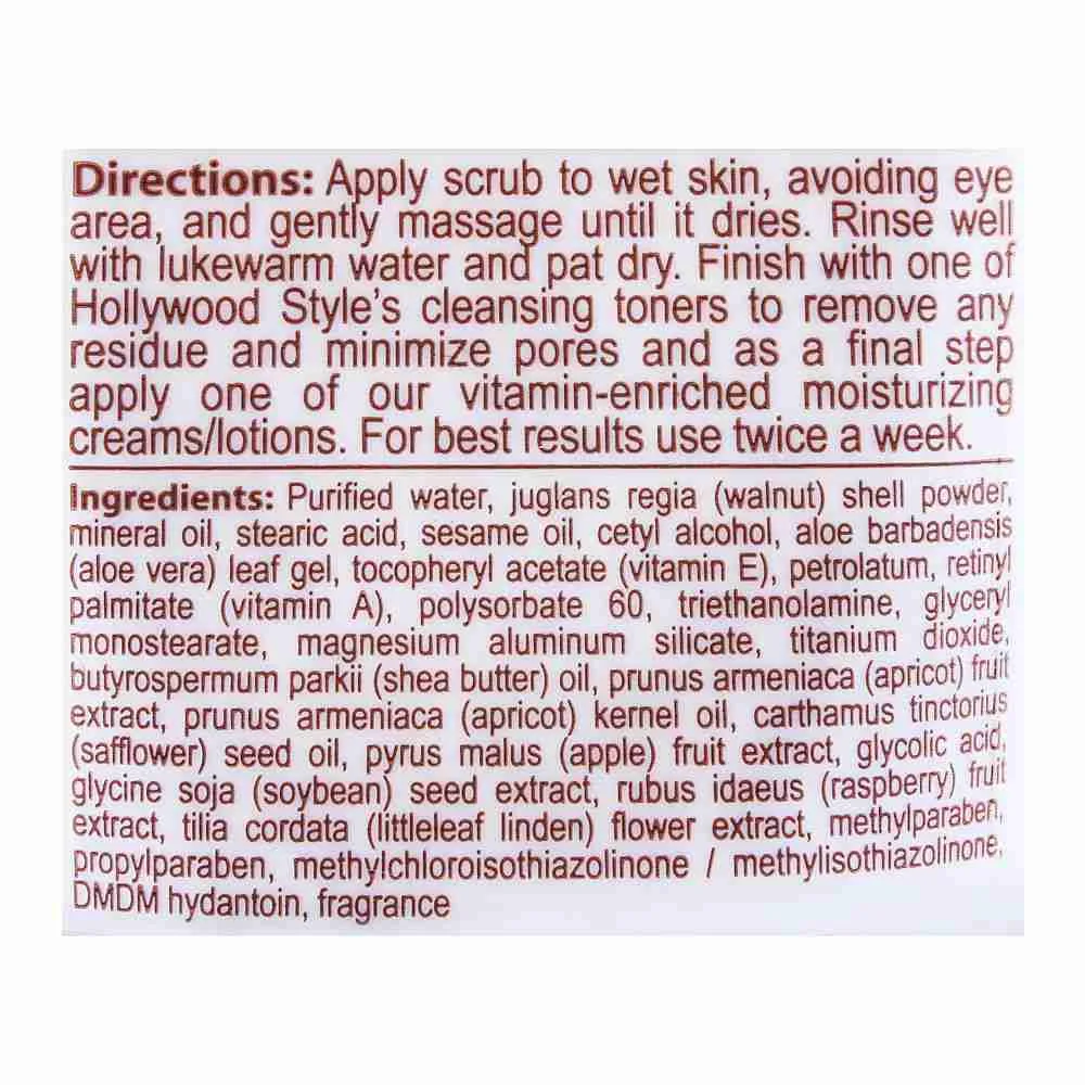 Comfortable casual hollywood style deep cleansing apricot scrub 150ml