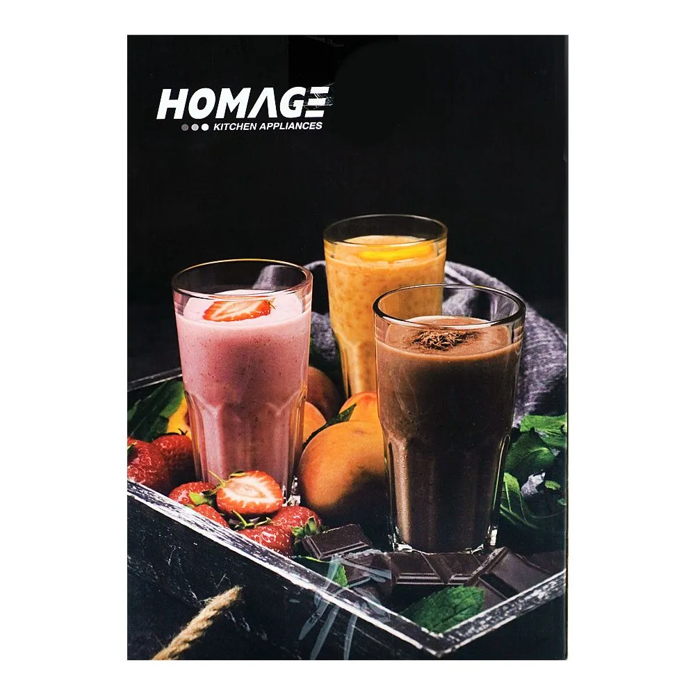 Comfortable casual homage 3-in-1 table blender, 600w, 220-240v,1.5 liter jar, htb-603ao