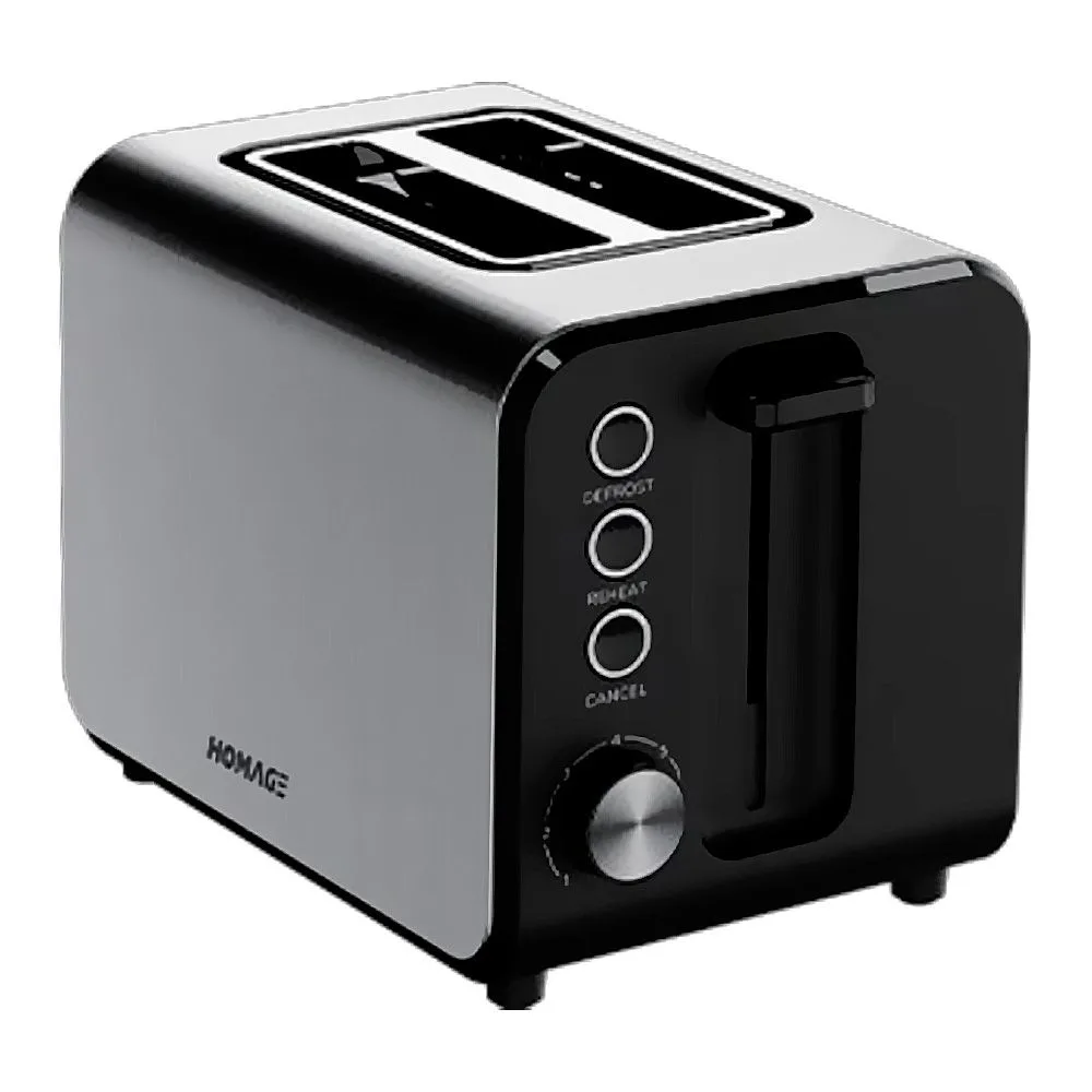 Homage Toaster, 800-950W, 220-240V, HTT-902SSBO