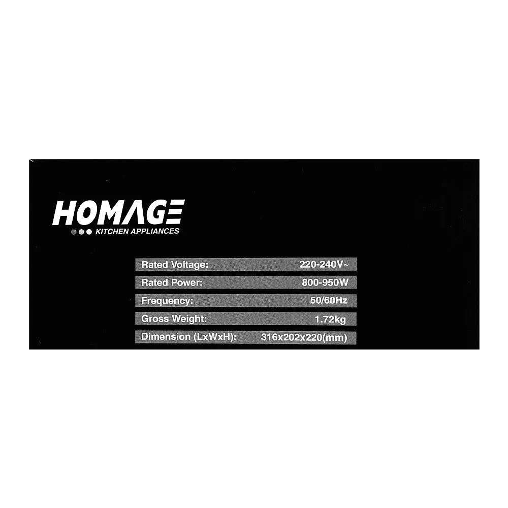 Lifestyle product image of homage toaster, 800-950w, 220-240v, htt-902ssbo