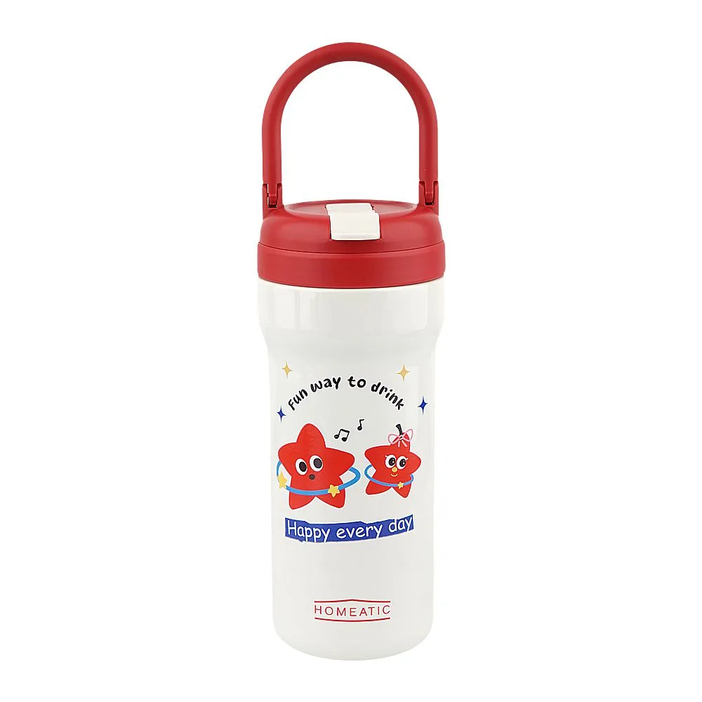 Homeatic Steel Water Bottle, 730ml, Red, HMV-2006
