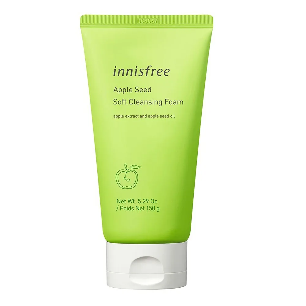 Innisfree Apple Seed Cleansing Foam, Glycerin & Lauric Acid, For All Types of Skin, 150g