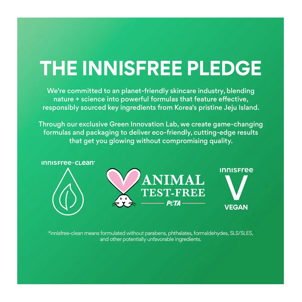 Front angle of innisfree volcanic bha pore cleansing foam, glycolid + salicylic acid, paraben & sulfates free, for combination & oily, 150g