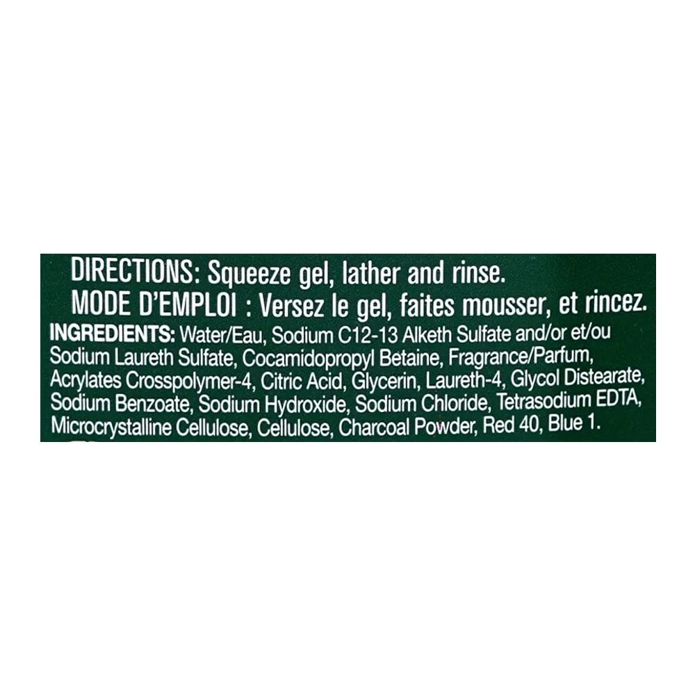 Comfortable casual irish spring charcoal refresh moisturizing face+body wash, 591ml