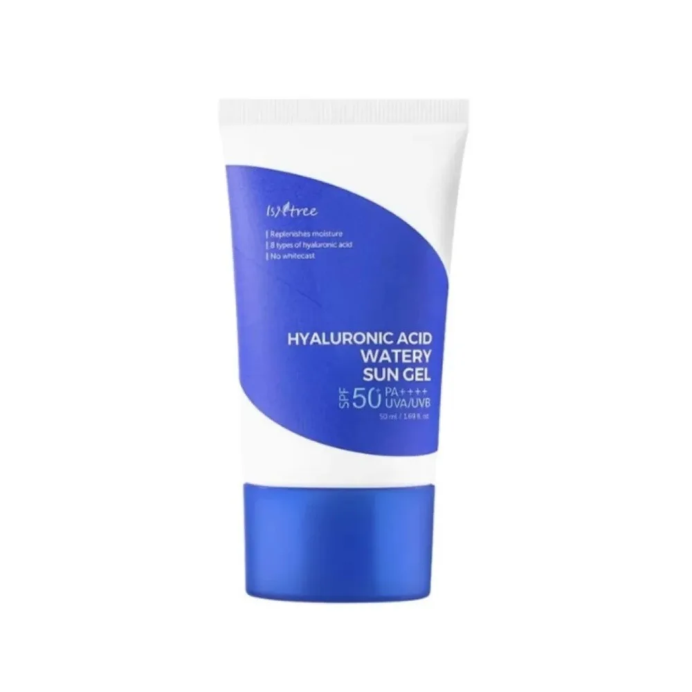 Comfortable casual isntree hyaluronic acid watery spf 50 pa++++ watery sun gel, uv protection & hydration care, hyaluronic acid, 50ml