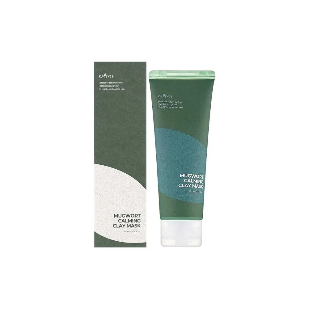 Isntree Mugwort Calming Clay Mask, Soothing & Barrier Repair, Mugwort, 100ml