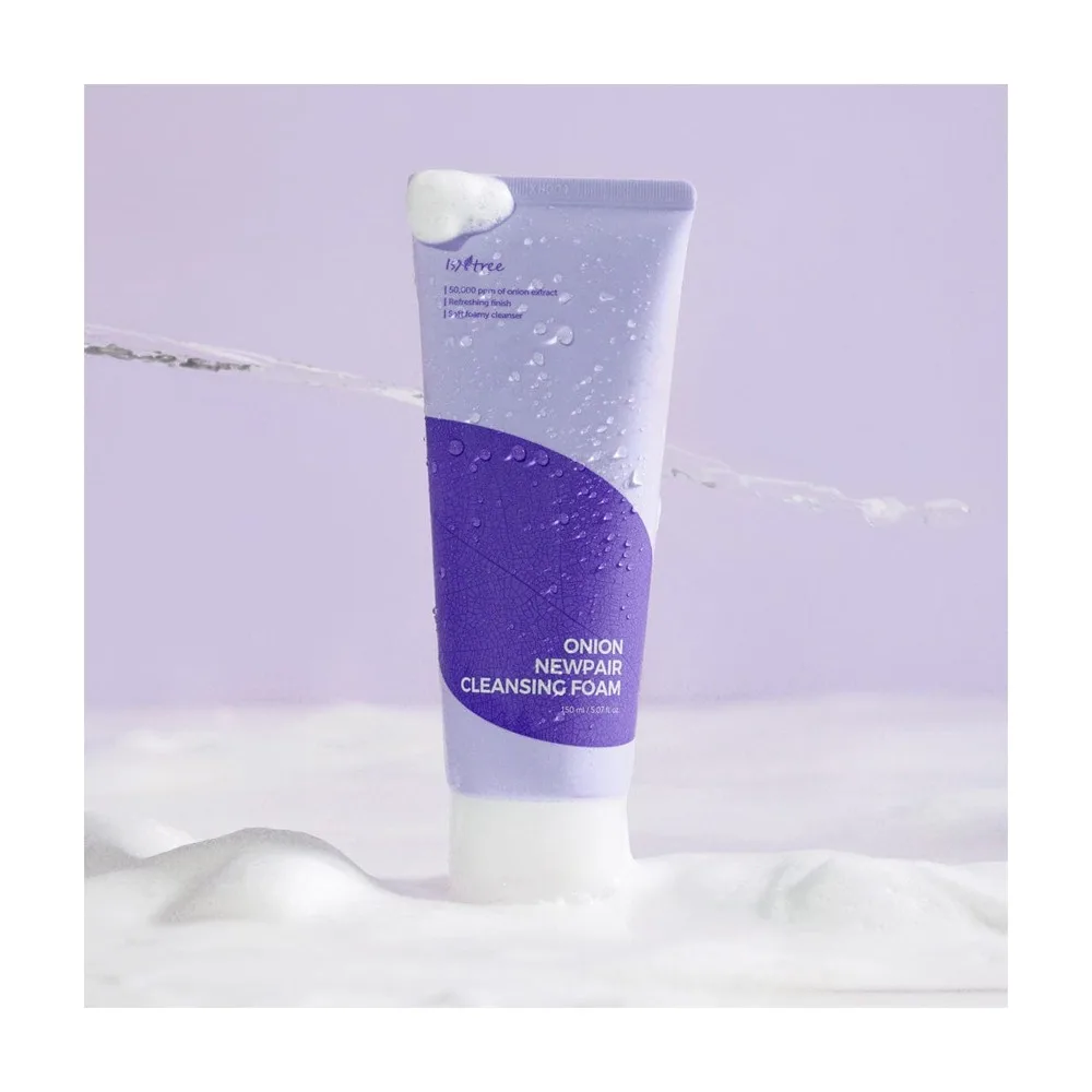 Comfortable casual isntree onion newpair cleansing foam, deep cleansing & skin refresh care, onion extract, 150ml