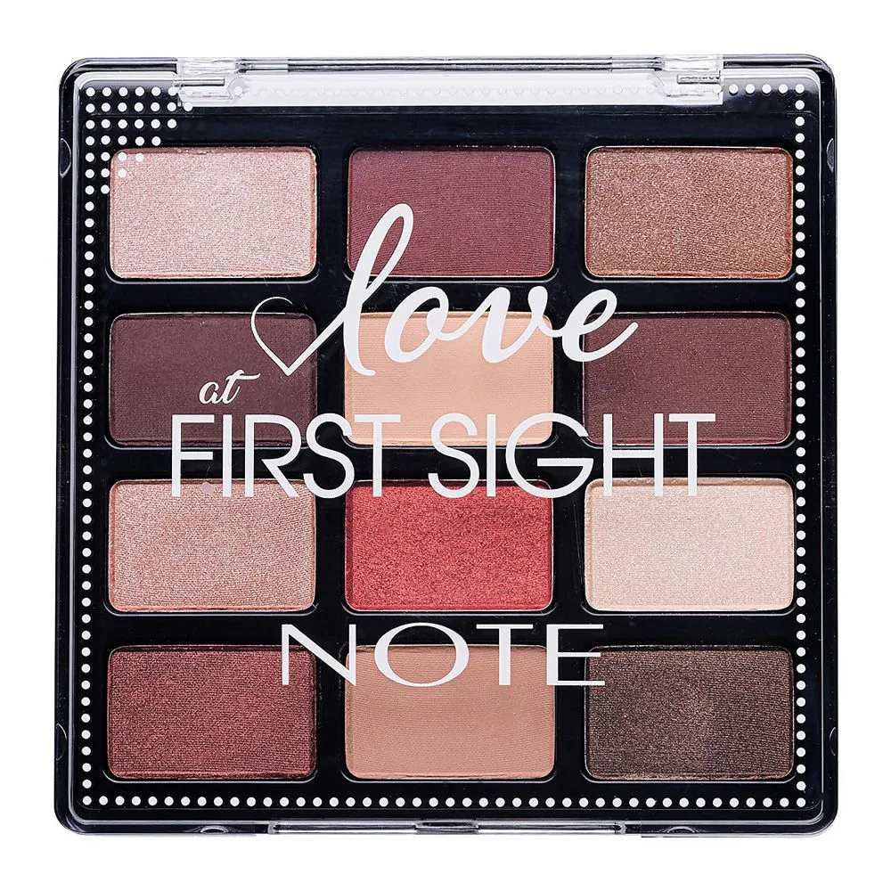 Side view of j. note love at first sight eyeshadow palette, 202 instant lovers