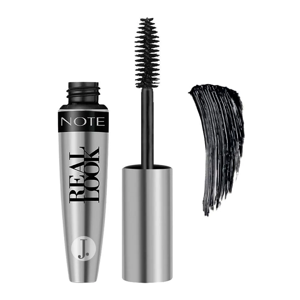 J. Note Real Look Mascara, With Vitamin E