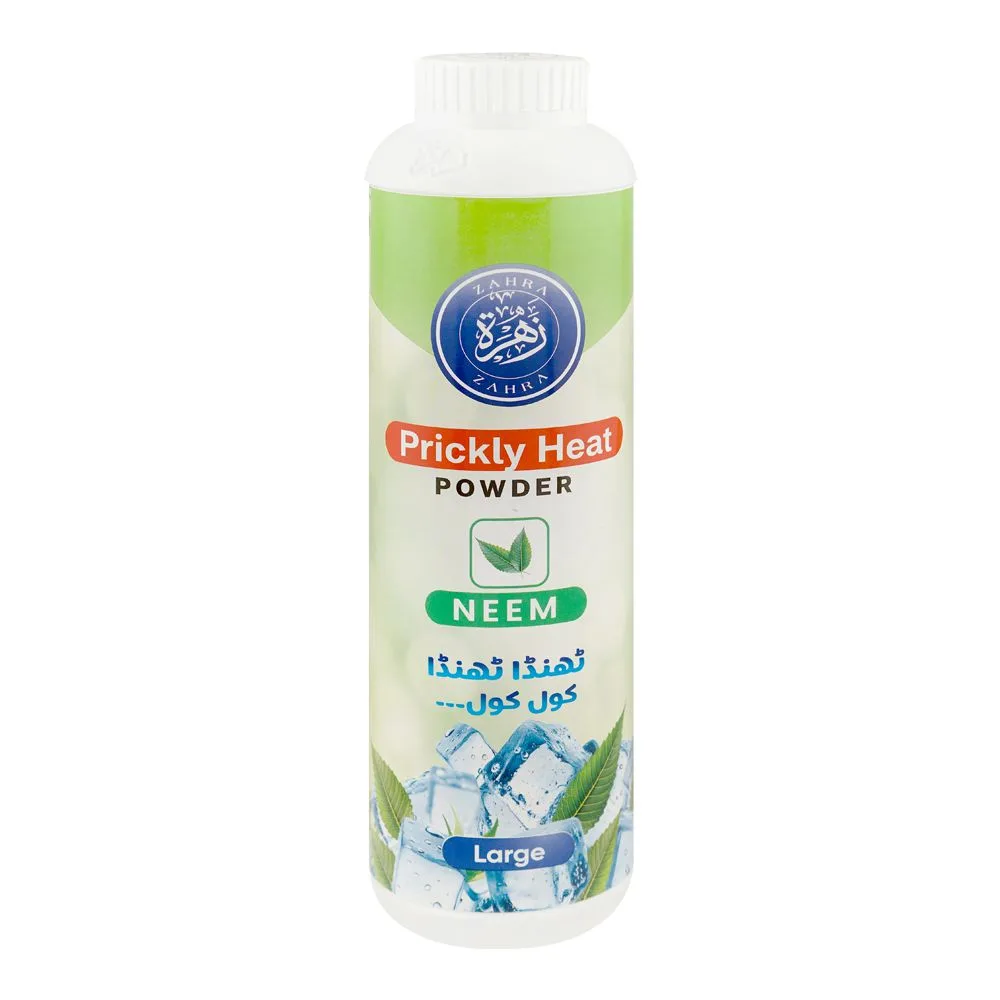 Jabis Zahra Neem Prickly Heat Powder, Large, 1-Pack
