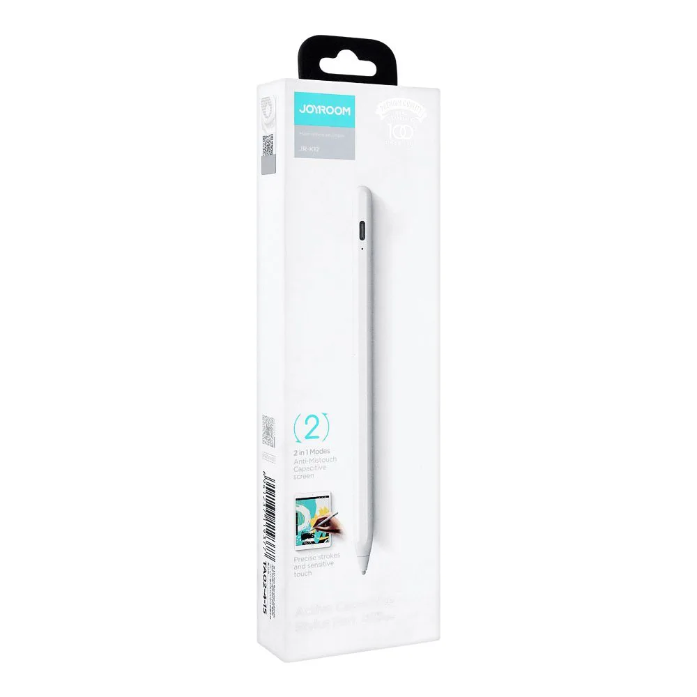 Joyroom Active Capacitive Stylus Pen, White, JR-K12