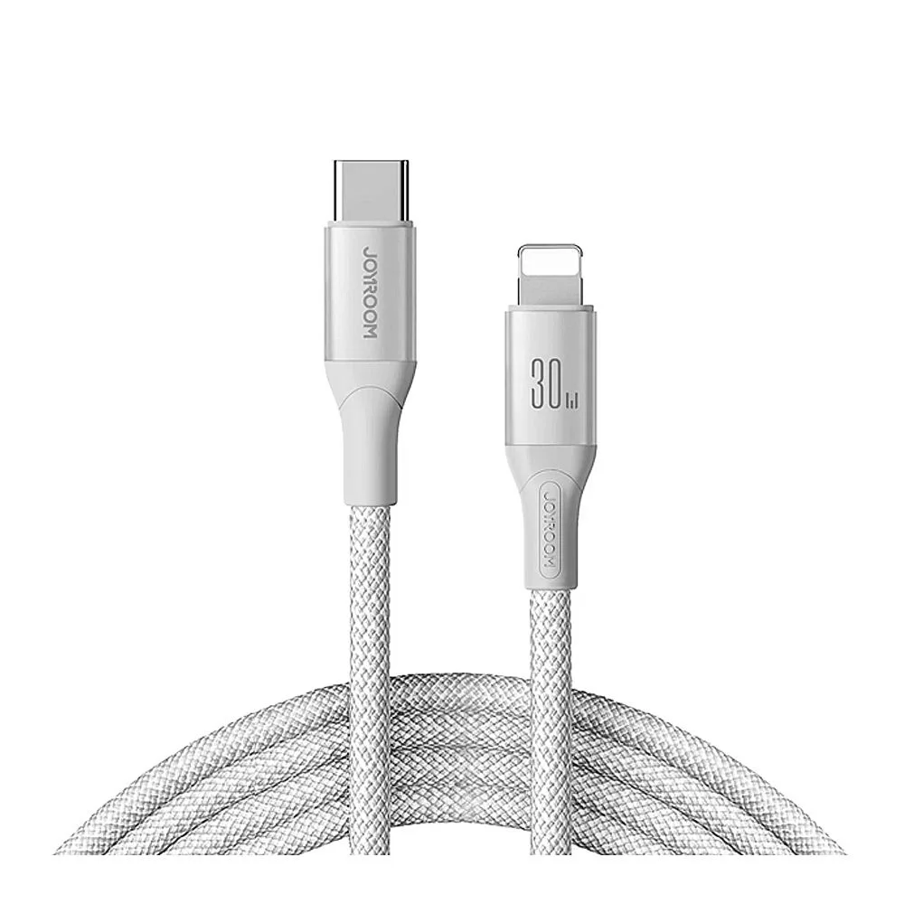Joyroom Flash Series Type-C To Lightning Fast Charging Data Cable, 2 Meter, 30W, White, S-A28