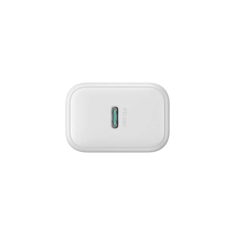 Comfortable casual joyroom pd 20w fast charger, type c to lightning cable 1m, white, jr-tcf20eu