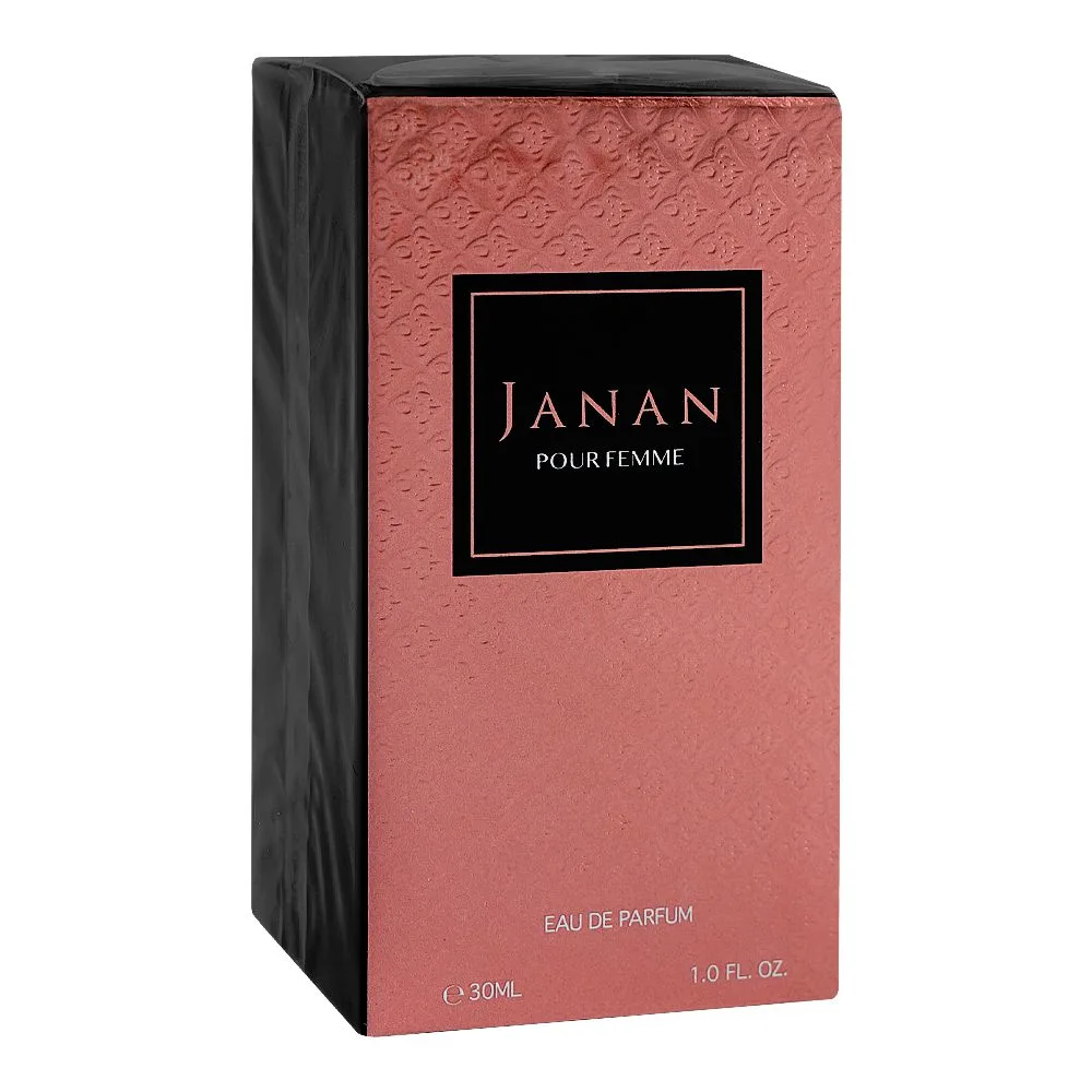 Side view of junaid jamshed j. janan pour femme, eau de parfum, for women, 30ml