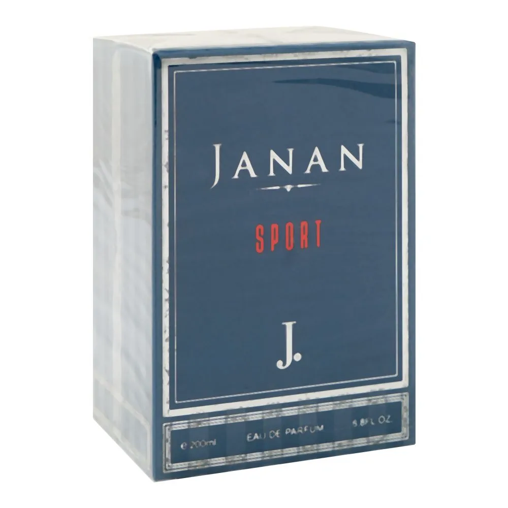 Side view of junaid jamshed j. janan sport, eau de parfum, for men & women, 200ml