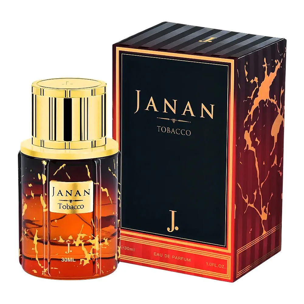 Junaid Jamshed J. Janan Tobacco, Eau De Parfum, For Men & Women, 30ml