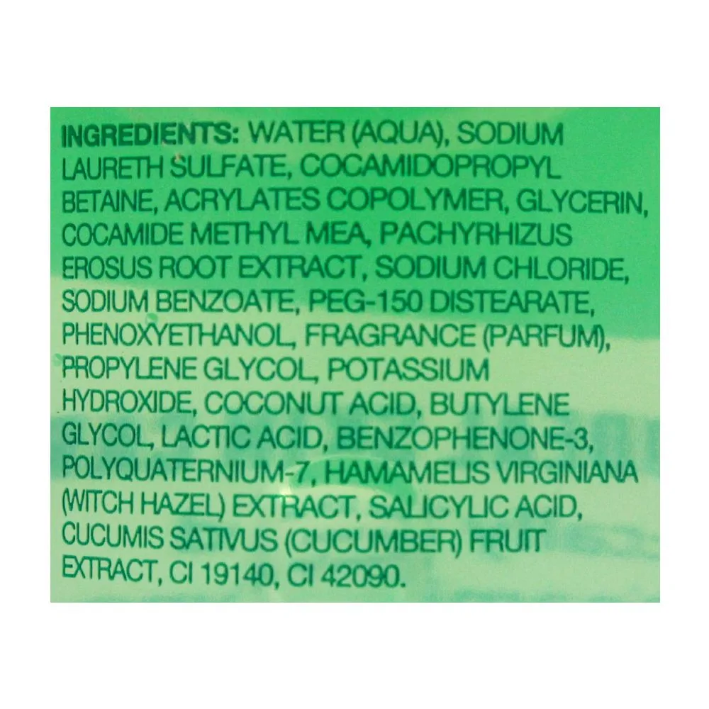 Comfortable casual junsui cucumber whitening face wash gel with whitening, 100g