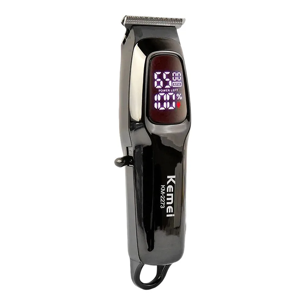 Kemei LCD Display Professional Hair Trimmer, 1800mAh Battery, 270 Minutes Runtime, KM-2273