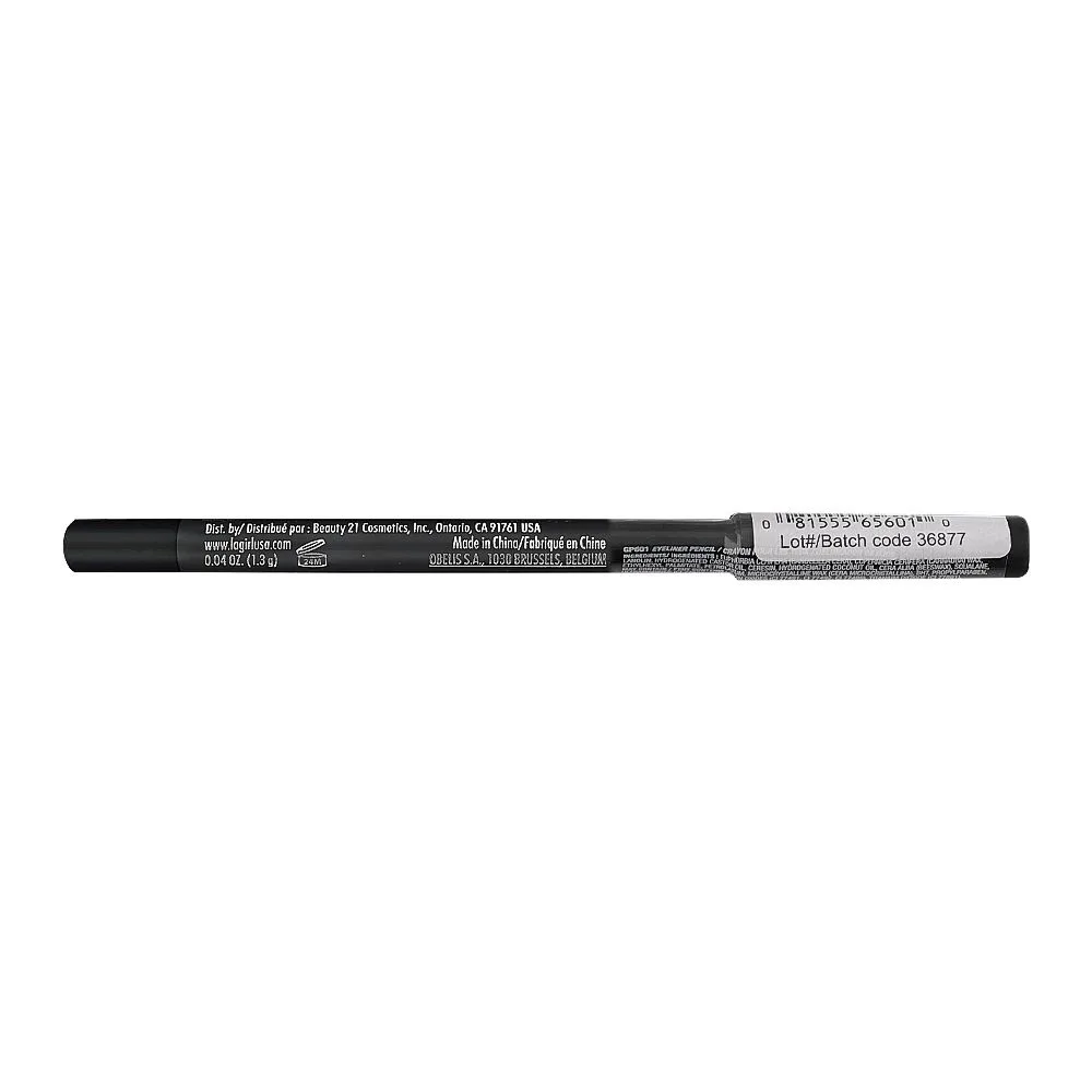 Side view of l.a. girl eyeliner, gp601 black, 1.3g