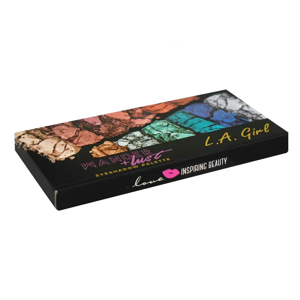 L.A. Girl Fanatic Eyeshadow Palette, 12 Shades, GES417 Wanderlust close up view