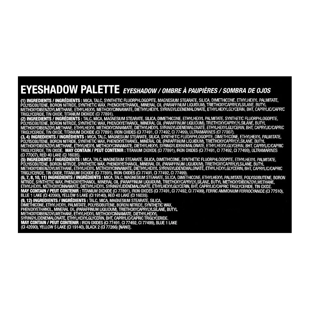 L.A. Girl Fanatic Eyeshadow Palette, GES416 Surreal Dream 12-Pack product texture detail