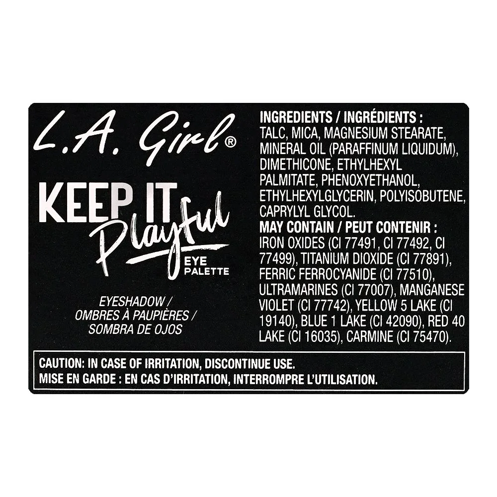 L.A. Girl Keep It Playful Eyeshadow Palette, GES435 Foreplay, 14g 9-Pack packaging image