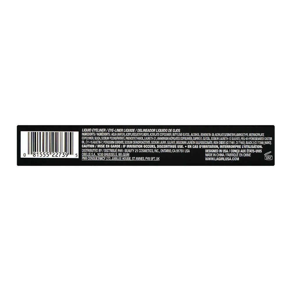 Comfortable casual l.a. girl the artist brush pen liquid eyeliner, gle739 chocolate brown, 1ml