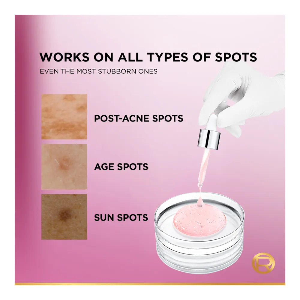 Side view of l'oreal paris glycolic-bright 8% melasyl anti-dark spot brightening serum, glycolic + niacinamide, for sensitive skin, 15ml