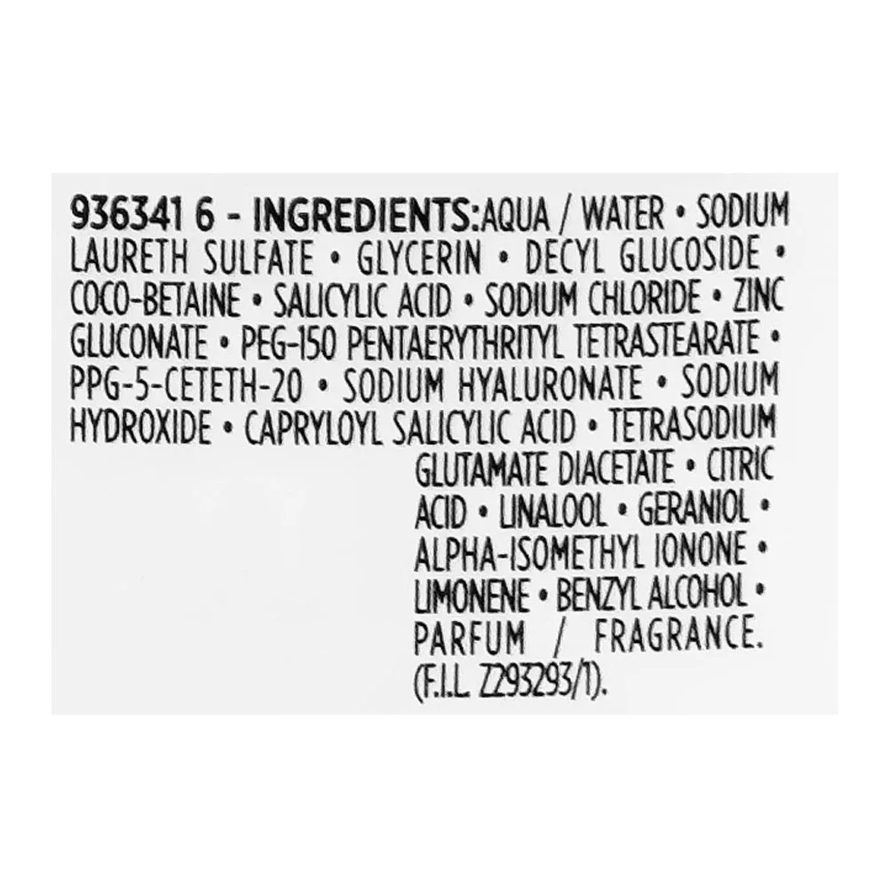 Comfortable casual l'oreal paris hyaluron expert oil control deep cleansing gel, hyaluronic acid, salicylic acid, for hydrated skin, 20ml
