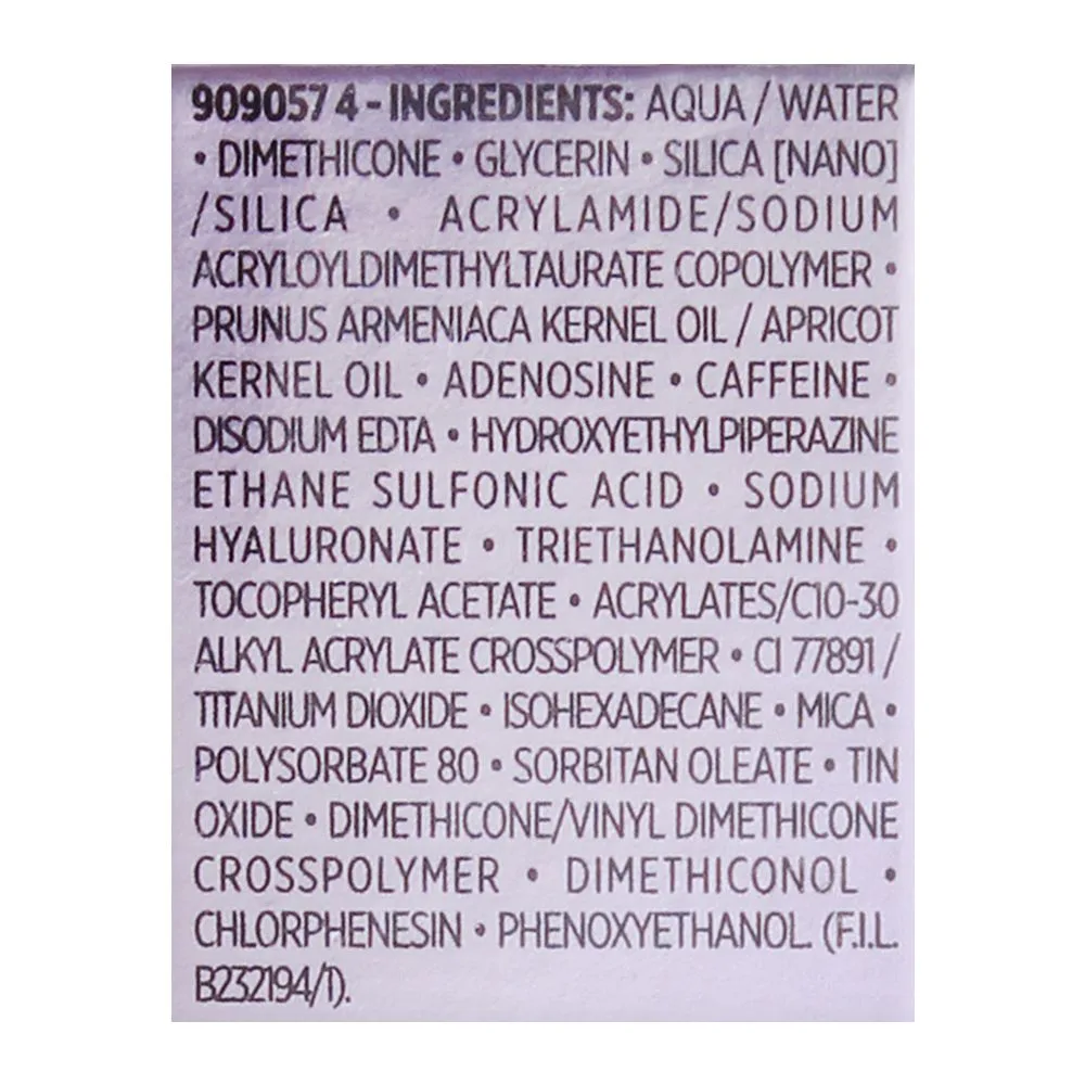Close-up design of l'oreal paris hyaluron expert replumping moisturizing care eye cream, 15ml