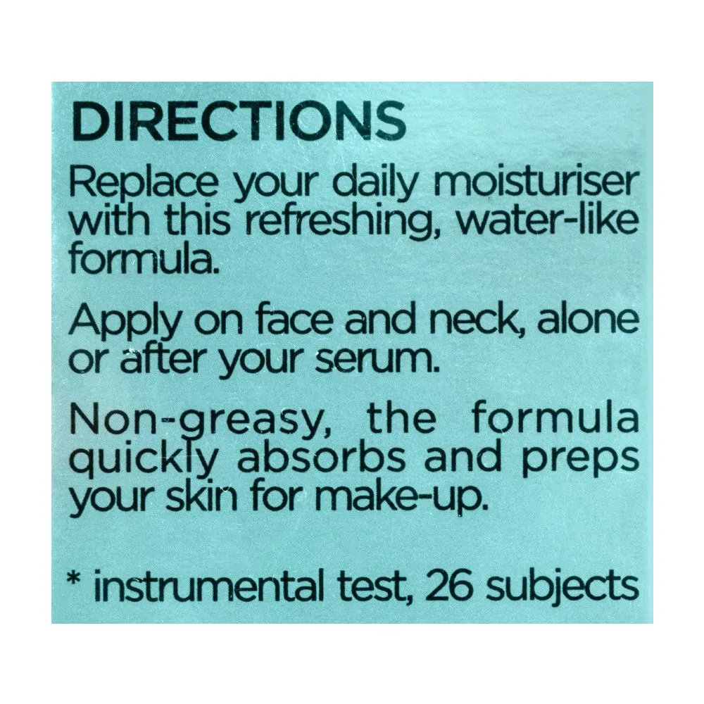 Close-up design of l'oreal paris hydra genius aloe water, normal to combination skin, 70ml