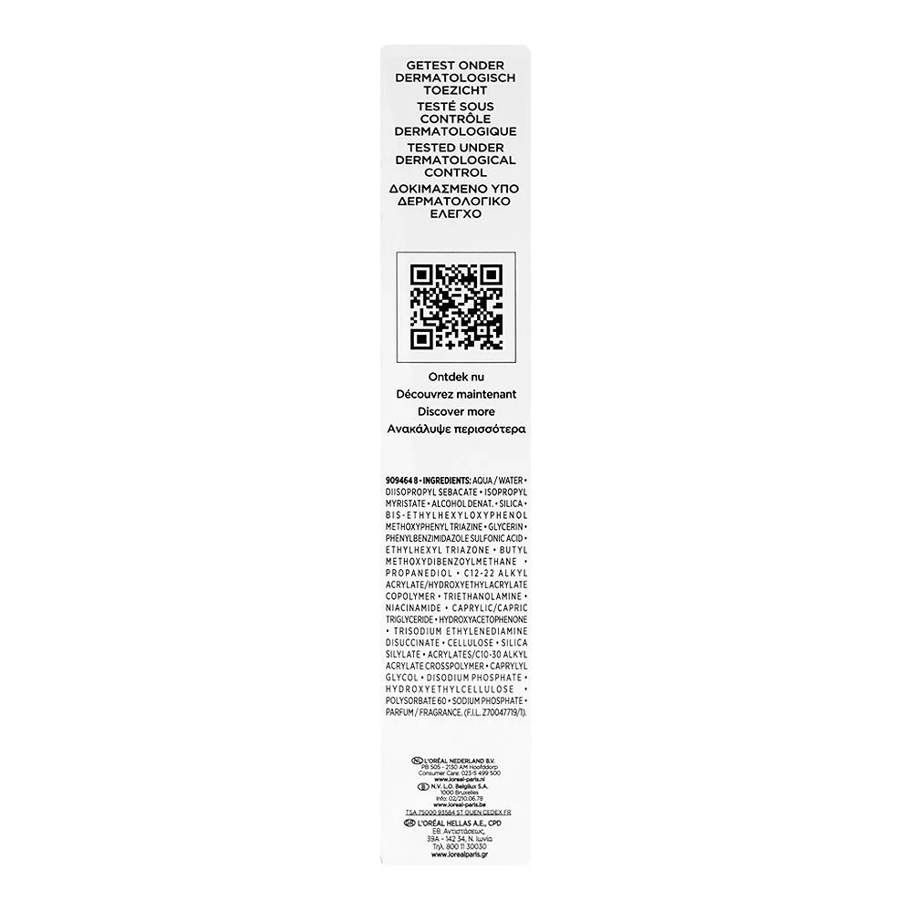 Comfortable casual l'oreal paris men expert derma control oil-control moisturizer, spf30, niacinamide, for oily skin, 40ml