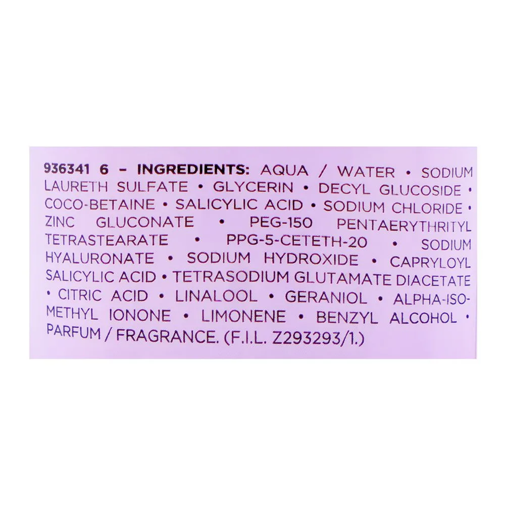 Premium everyday wear l'oreal paris revitalift hyaluronic acid oil control deep cleansing gel, hyaluronic & salicylic acid, for oily skin, 100ml