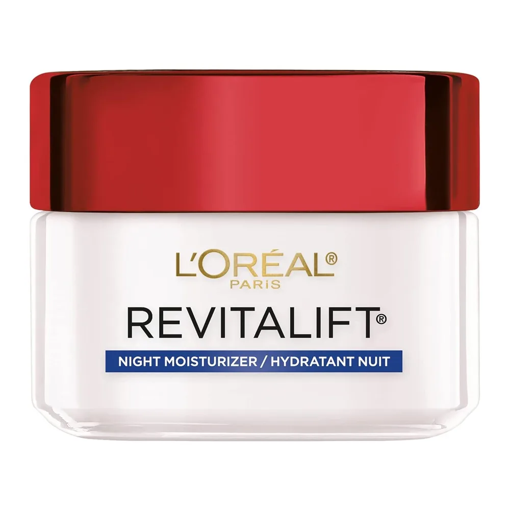 L'Oreal Paris Revitalift Moisturizing Night Cream, Anti-Wrinkle Cream, Intense Action, 50ml