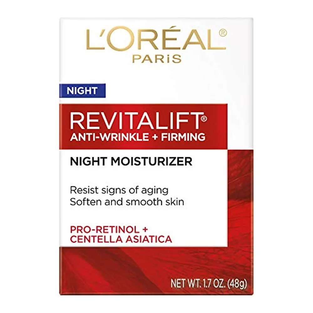 Comfortable casual l'oreal paris revitalift moisturizing night cream, anti-wrinkle cream, intense action, 50ml