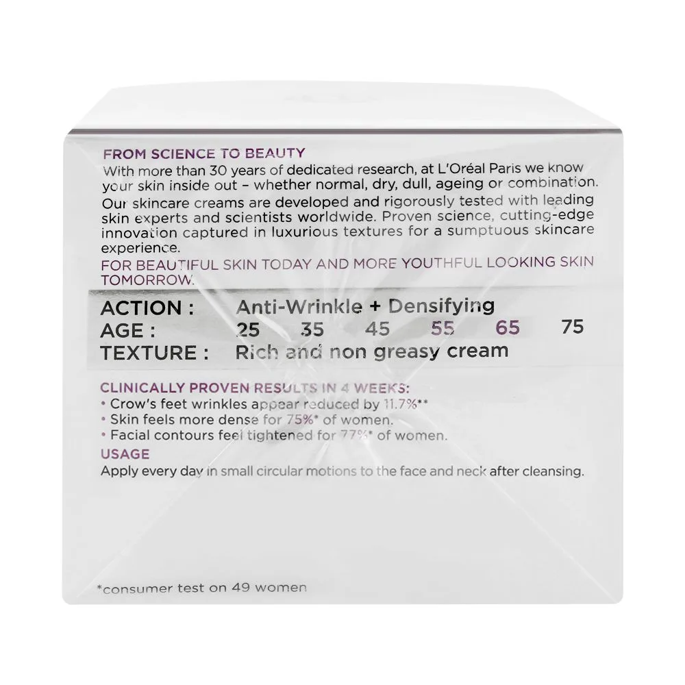 Comfortable casual l'oreal paris wrinkle expert anti-wrinkle restoring day cream, 55+ calcium, 50ml