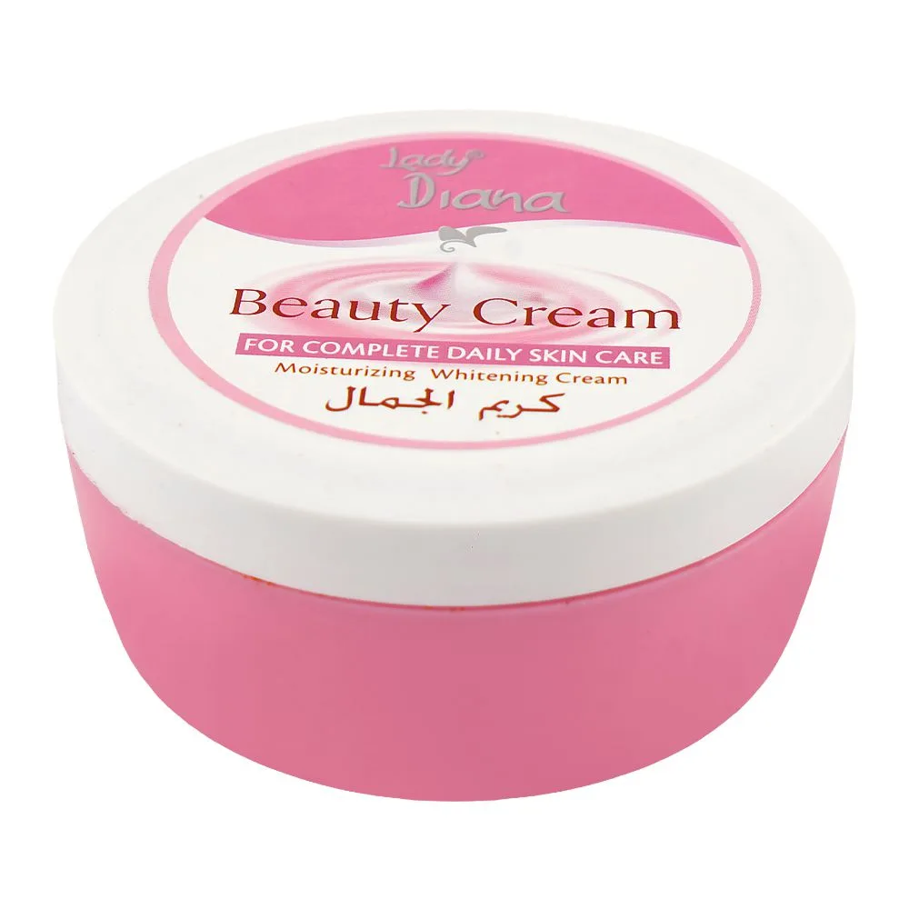 Lady Diana Beauty Cream, Vitamin E, Shea Butter, For Moisturizing & Skin Whitening, 250ml