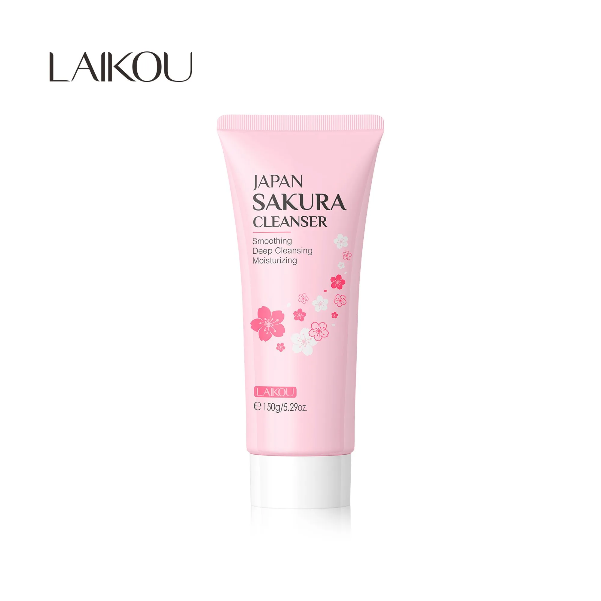 Laikou Japan Sakura Cleanser, Ascorbic Acid, For All Types Of Skin, 150g, LK97868A