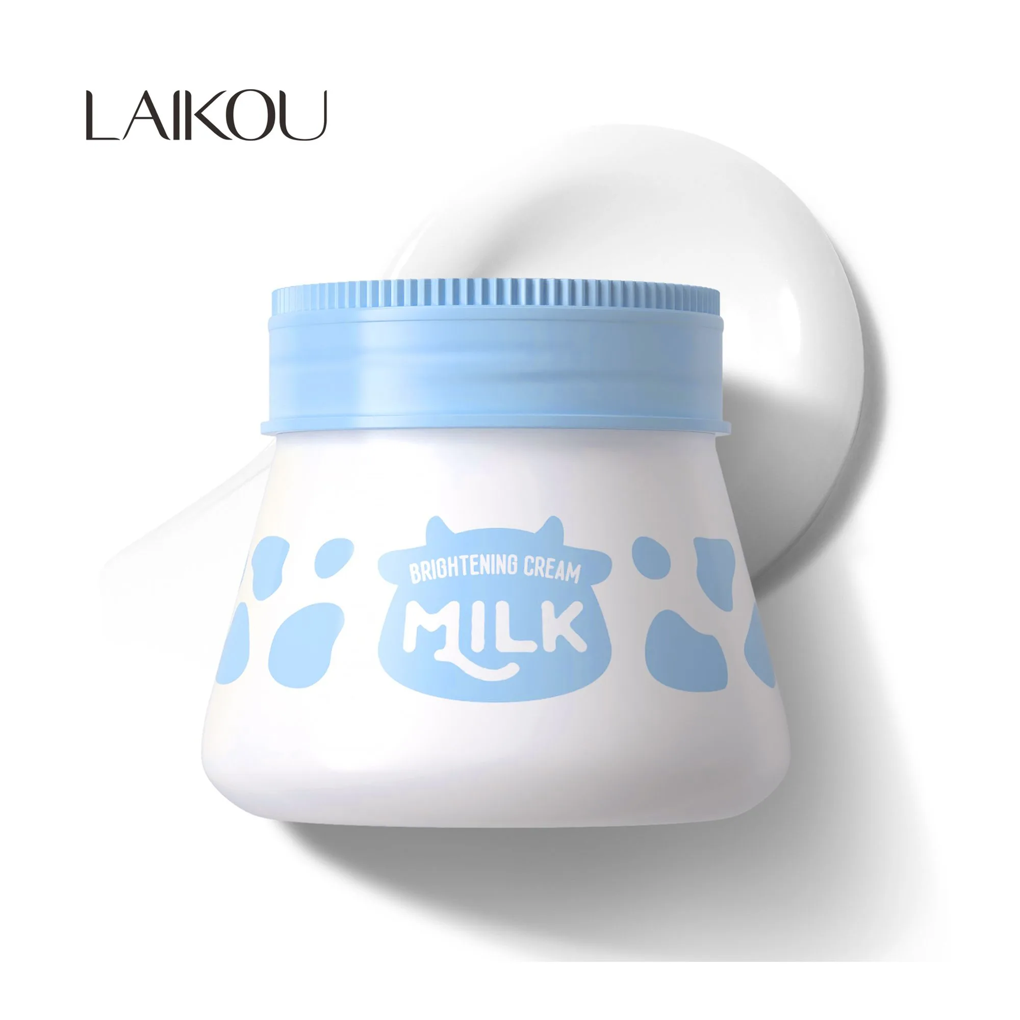 Laikou Milk Brightening Cream, Hyaluronic Acid & Niacinamide, For Non-Allergic Skin, 55g, LK91965D