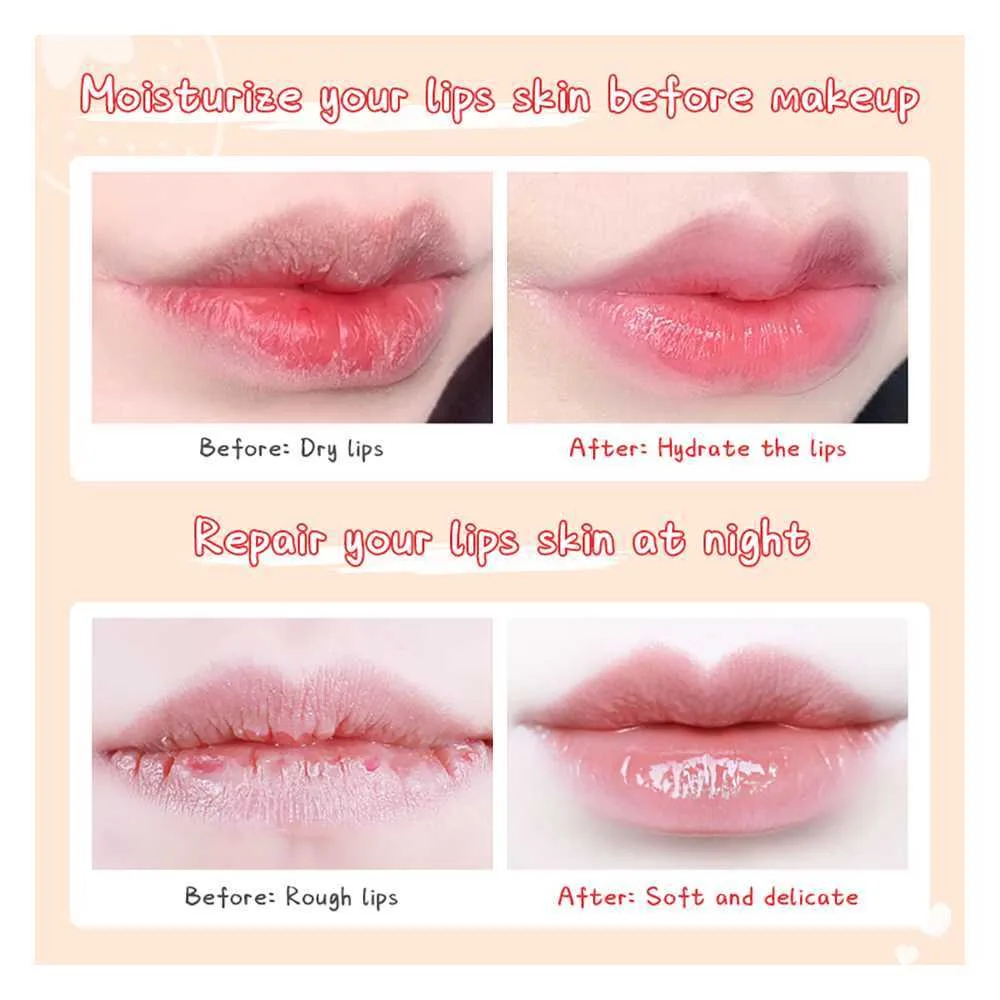 Comfortable casual laikou strawberry nourishing & repairing lip mask, 18g