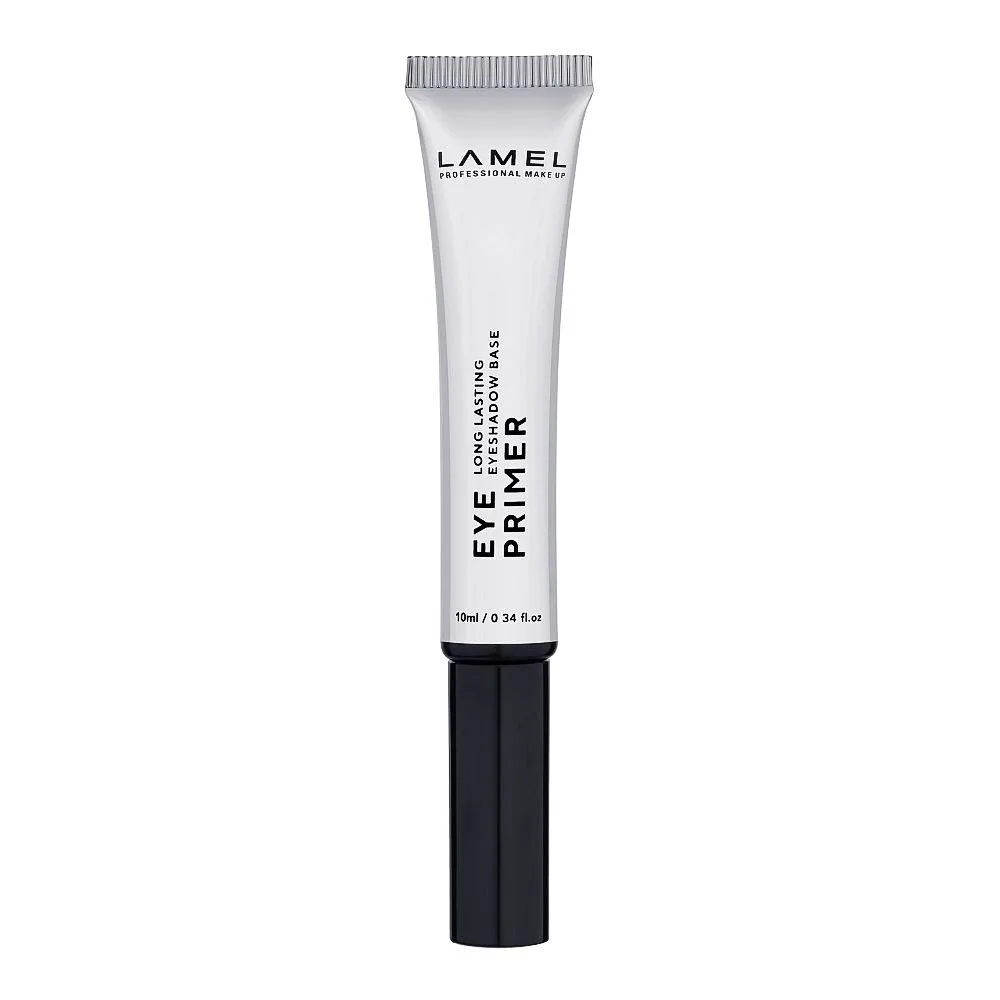 Side view of lamel long lasting eyeshadow base and eye primer, 10ml