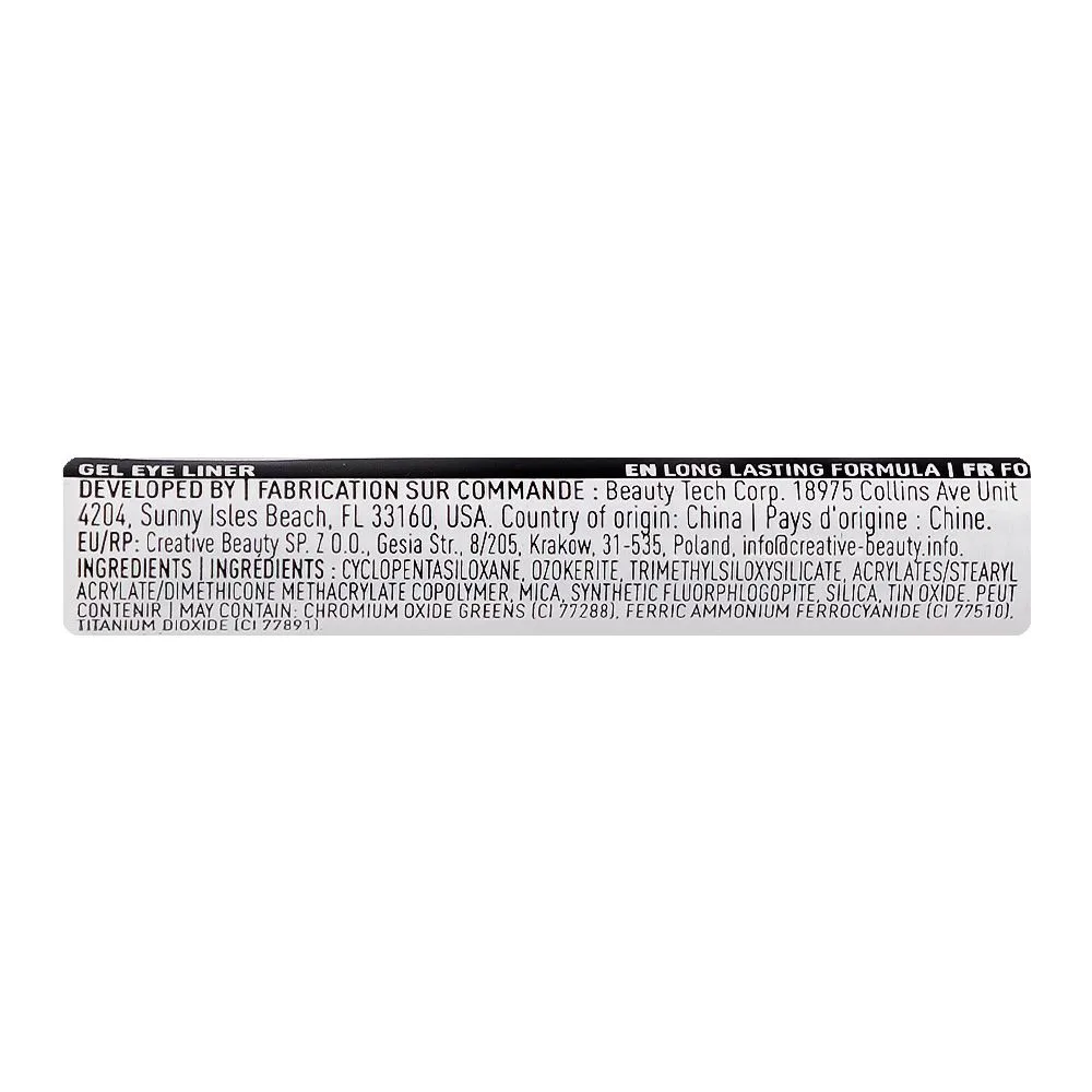 Comfortable casual lamel long lasting gel eye liner, 403 green, 1.8g